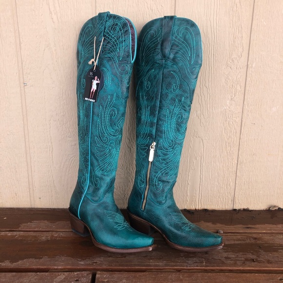 Brand new with tags, never worn. 2” heel with 20” shaft 100% leather - Picture 2 of 4